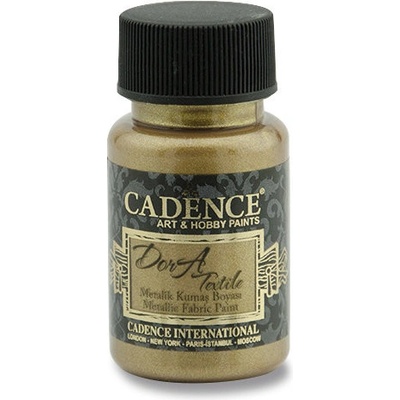 Cadence Textilní barva Dora Textile antická zlatá 50 ml