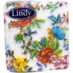  Lindy салфетки, Шарени, 33х33см, 80 броя
