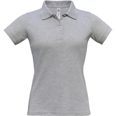 B&C dámska polokošeľa PW455 Heather Grey