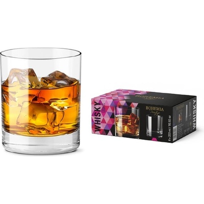 BOHEMIA PR sklen WHISKY 6 x 320 ml