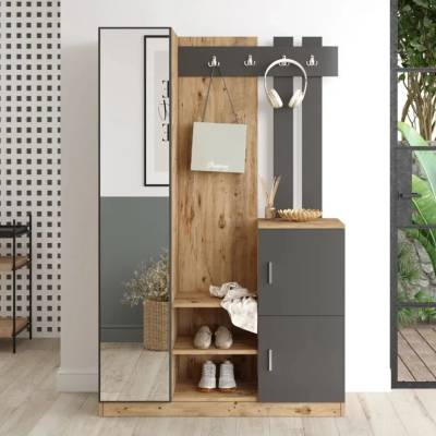Houseland Livia borovica Atlantic/antracitovo sivá