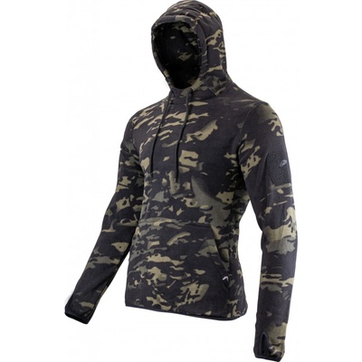Viper mikina klokanka s kapucí fleece VCAM black