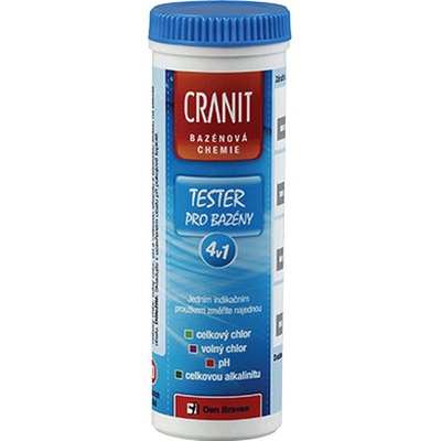 DEN BRAVEN Cranit Tester pre bazény 4v1 (10 ks)