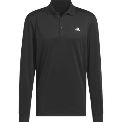 adidas Блуза с яка Adidas Men's Long-Sleeve Performance Polo Shirt - Black