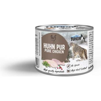 TUNDRA Cat Pure Chicken - Премиум консервирана храна за израснали котки, без зърно, с чисто пилешко месо, 200 гр