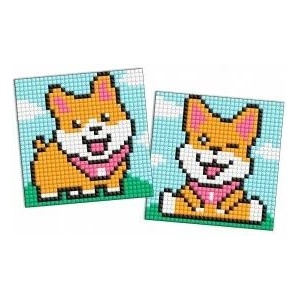 Ideyka Diamond mosaic Kids magnet - Funny dogs 9x9cm
