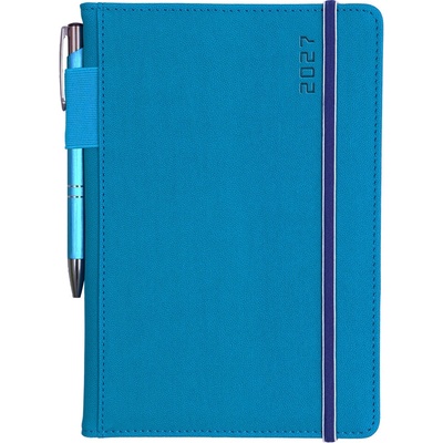 Amos A5 týdenní 2027 modrá/modrá – Zboží Živě