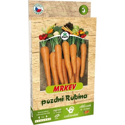 Výsevný pásek Mrkev pozdní Rubína 5 m