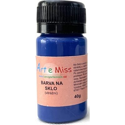 Art e Miss Farba na svetlý textil 44 modrá 40 g