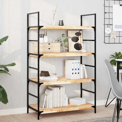 vidaXL Плаващи рафтове, 2 бр. , 80x40x4 см, необработена масивна дървесина, акация (3279476)