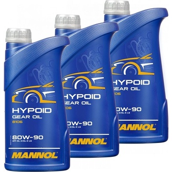 MANNOL 3бр X 1л Трансмисионно масло MANNOL Universal GL-4 80W90 (MN8107-3)