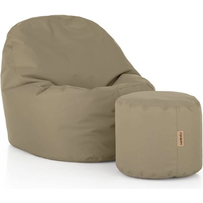 SakyPaky Klííídek s taburetom béžová