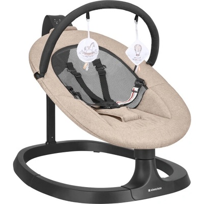 KikkaBoo Hojdacie lehátko elektrické Zazu Beige