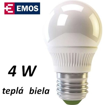 Emos LED žiarovka RS-Line MINI GLOBE 4W30W E27,teplá biela 320 lm