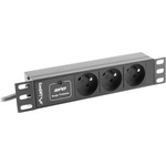 Lanberg 3 Plug 2 m 10A (PDU-03E-0200-BK)