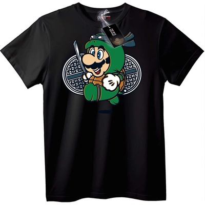 NOONEBRAND Тениска Нинджа Mario - 2XL, Black