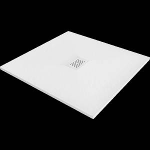 Mexen Hugo Квадратен душ подложка SMC 100 x 100 см, бял, бяла маскировка - 42101010-W (42101010-W)