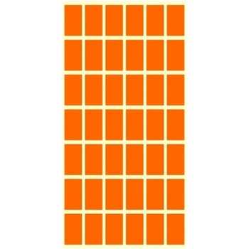 Fleks-Ko Етикети за цени Fleks-Ko, размер 30x17mm, 420бр, оранжеви (OK5512)