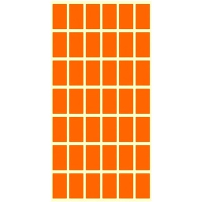 Fleks-Ko Етикети за цени Fleks-Ko, размер 30x17mm, 420бр, оранжеви (OK5512)