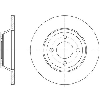 Brzdový kotúč REMSA 6287.00