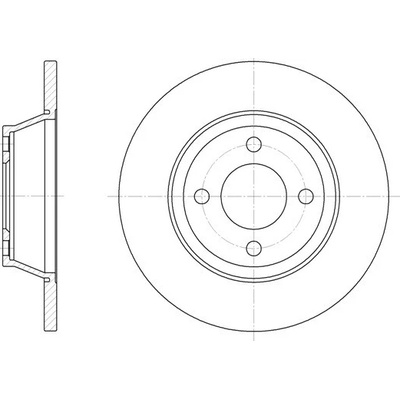 Brzdový kotúč REMSA 6287.00