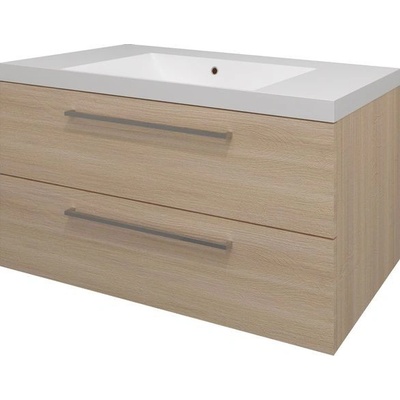 EBS Pure Skříňka s umyvadlem 101 cm, dub sand barbera PURE101SB