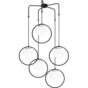 Opviq Черно метално висящо осветително тяло Opviq lights Satyros - Opviq lights (892OPV1486)