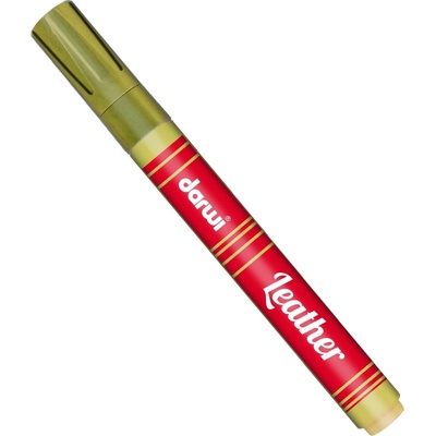 Darwi Paint On Leather Marker Маркер върху кожата Gold 6 ml 1 бр (DA0420013050C)