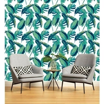 DIMEX ART Луксозна флизелинова тапета сива каменна облицовка