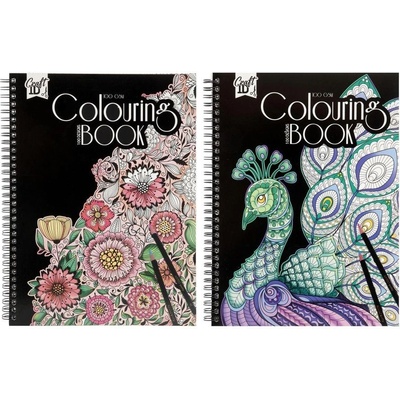 Craft ID Книжка за оцветяване, 50 листа, асорти, 12 броя (5525100227)