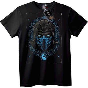 NOONEBRAND Тениска Mortal Kombat маска - L, White
