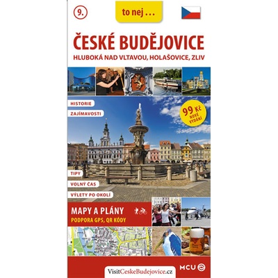 České Budějovice kapesní průvodce česky Jan Eliášek