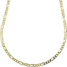 InfinitySilver Strieborná pozlátená retiazka figaro 1002080G55