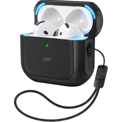 ESR Кейс Orbit Hybrid за AirPods 4, черни (4894240217580)