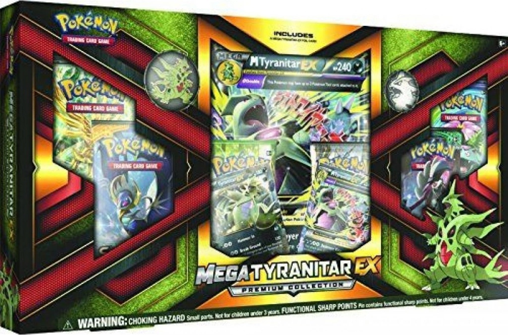pokemon tcg mega tyranitar ex premium collection card game Amazon.com: Pokemon TCG Mega Tyranitar-Ex Premium Collection Card Game :  Toys & Games main image 1