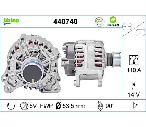 Alternátor VALEO 440740