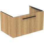 Ideal Standard i. life B висящ долен шкаф, естествен дъб, 1 чекмедже, 80 см (T5271NX)