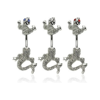 Marre piercing do pupíku ještěr HWNAL8192
