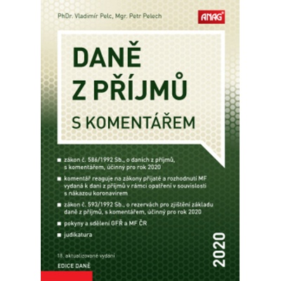Daně z příjmů s komentářem 2020