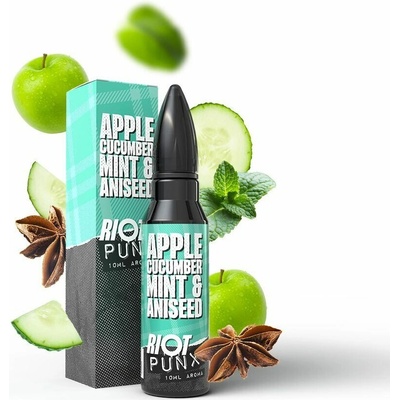 Riot Squad PUNX Shake & Vape Jablko s okurkou, mátou a anýzem 10 ml
