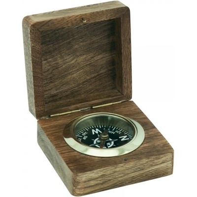 SEA CLUB kompas zasazený do dřevěné krabičky 9550 – Zboží Mobilmania