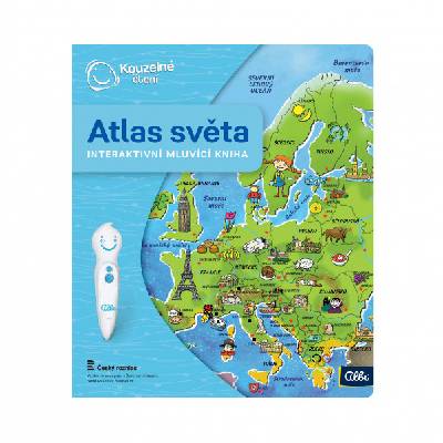 Albi Interaktivní mluvící kniha Kouzelné čtení Atlas světa