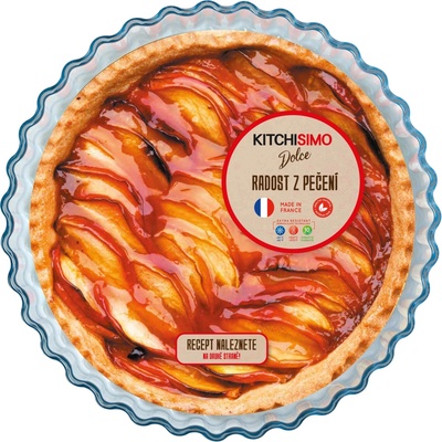 KITCHISIMO Sklenená zapékacia forma na koláč Dolce 27cm borosilikát