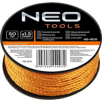 NEO TOOLS Въже за зидария, 50 м 49-905 (49-905)