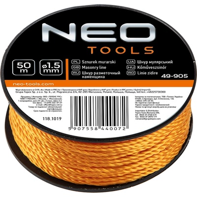NEO TOOLS Въже за зидария, 50 м 49-905 (49-905)