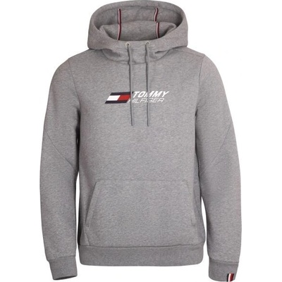 Tommy Hilfiger ESSENTIALS HOODY mikina šedá