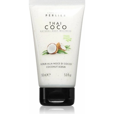 Perlier Thai Scrub telový peeling Coco Coconut 150 ml