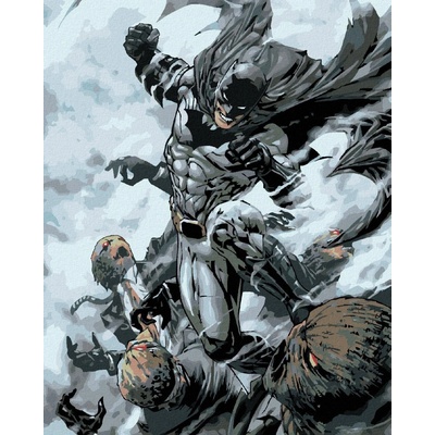 Zuty Batman a monstra 40 x 50 cm bez rámu a bez vypnutí plátna 8596530136323