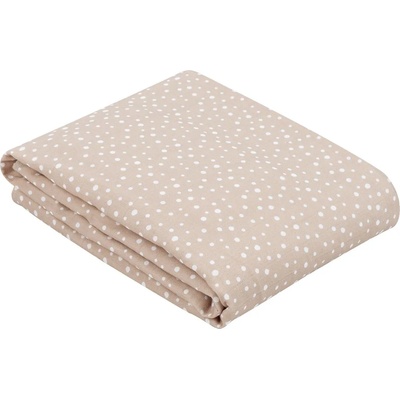 KikkaBoo Лятно двупластово одеяло от муселин KikkaBoo - Dots Beige, 100 х 100 cm (31103010062)
