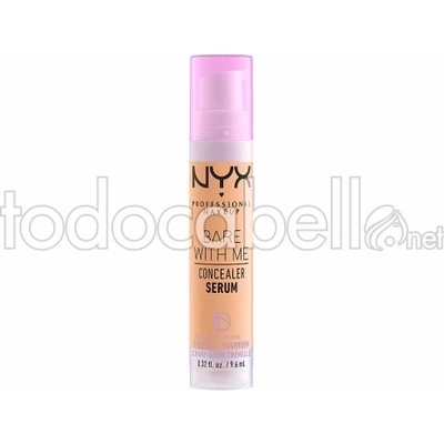 NYX Professional Bare With Me Serum And Concealer Krycí krém 06 Tan 9,6 ml